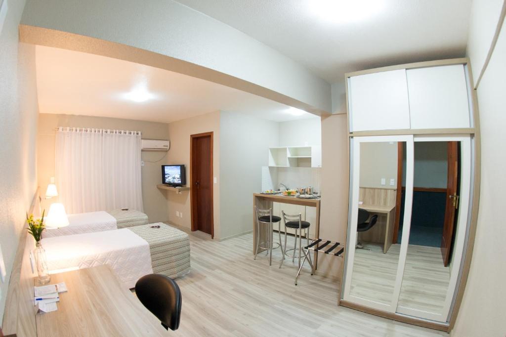 Aquarius Hotel Flat Residence Santa Cruz do Sul Pokoj fotografie